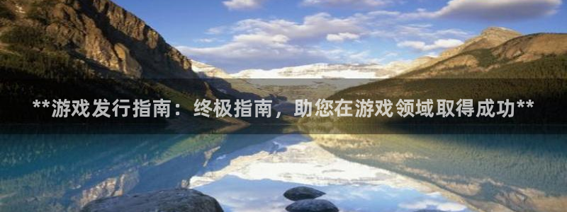 顺盈娱乐官网首页登录：**游戏发行指南：终极指南，助您在游戏领域取得成功**