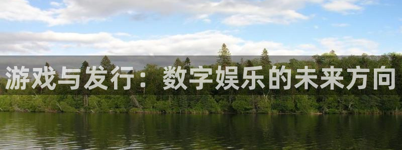 顺盈平台代理：游戏与发行：数字娱乐的未来方向