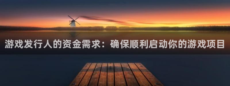 顺盈娱乐登录平台是什么：游戏发行人的资金需求：确保顺利启动你的游戏项目