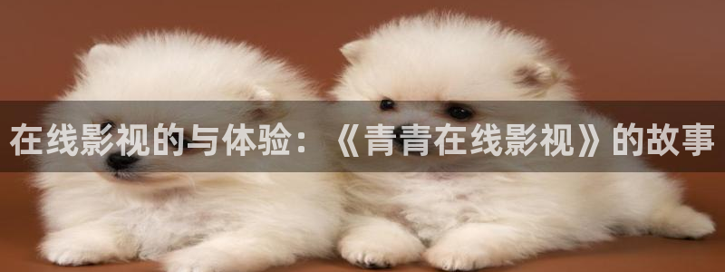 天天开心影院：在线影视的与体验：《青青在线影视》的故事